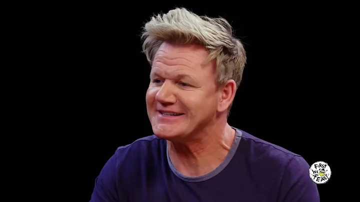 Gordon Ramsay Savagely Critiques Spicy Wings Hot Ones | JUNIOR