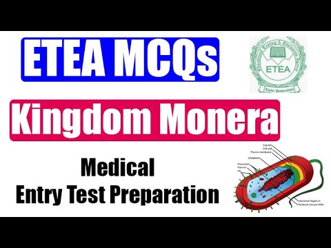 Biology MCQs For ETEA/MDCAT | Kingdom Monera MCQs | ETEA In My Pocket | Entry Test Preparation