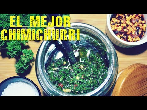 CHIMICHURRI ARGENTINO / RECETA  CHIMICHURRI # 1 - CAPÍTULO # 1