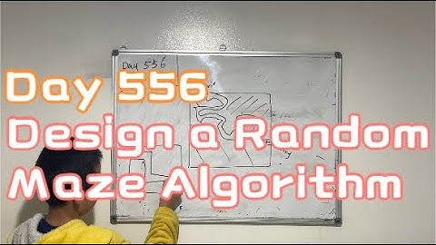 Day 556 - Teaching Kids Programming - How to Design a Random Maze? Random Maze Generation Algorithm