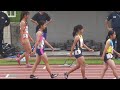 群馬県高校新人陸上 女子200m 予選3組