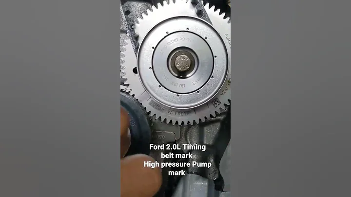 Ford 2.0L Timing Mark & High pressure Pump Mark
