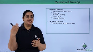Class 12th – Methods of Training | Business Studies | Tutorials Point