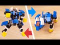 How to build mini LEGO wolf transformer  - Thunder Wolf (similar to Zoids)