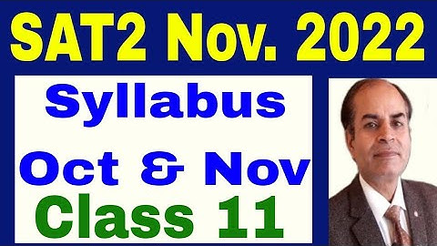 sat2 syllabus class 11 all subjects hbse update by vijay kumar