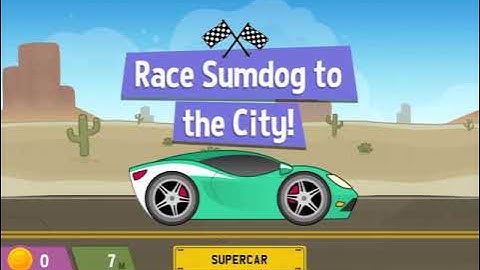 Sumdog log on warm up game.