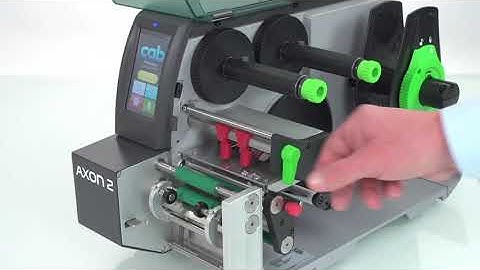 Tube labeling system AXON 2 | Labeling tubes reliably in real-time | cab GERMANY
