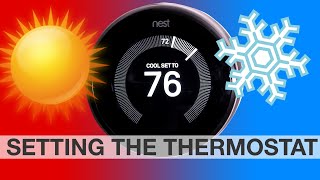 How to set the Nest Thermostat from COOLING to HEATING