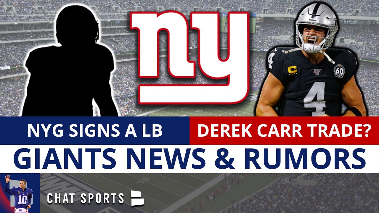 ALERT NY Giants Sign A Linebacker Derek Carr Trade Rumors Are HOT alert-ny-giants-sign-a-linebacker-derek-carr-trade-rumors-are-hot