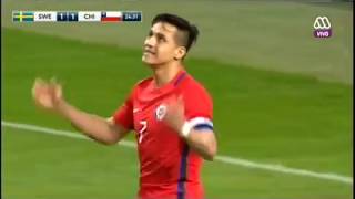 [Amistoso] Resumen y Goles Primer Tiempo - Chile vs Suecia 2018