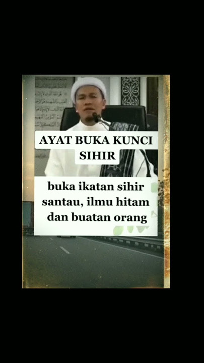 ayat pembuka ikatan sihir, buatan orang @ santau