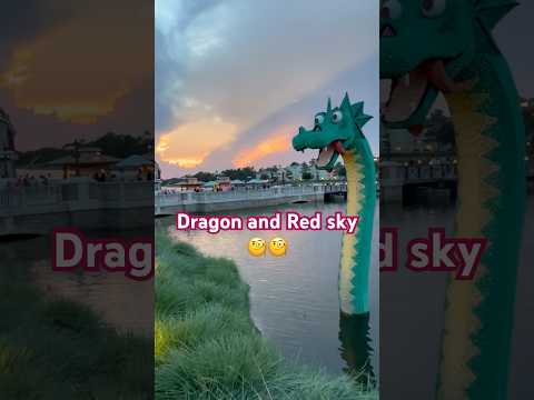 Do see any association between the  Dragon and the red sky?