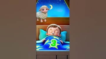 Count Sheep with me! 1-2-3 Bedtime Routines! #shorts #kids
