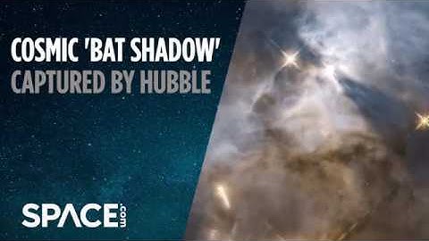 Cosmic ‘Bat Shadow’ Spotted by Hubble