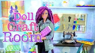 By request: you asked and we delivered!! check out this fabsome doll
crafting room! ... is the perfect space fro your dolls to get their
creative juices...