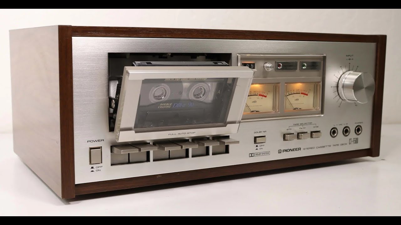 Pioneer CT-500 良品・動作品】 Pioneer CT-500 カセットデッキ 動作