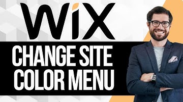 How to Change Color of Site Menu in Wix
