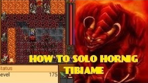 TibiaME Classic - How to solo hornig (Demon king)