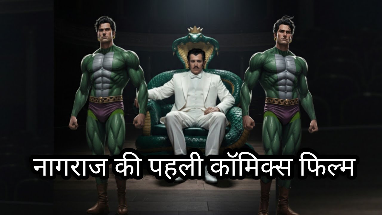 🐍Naagraaj ki pehli comics ki pehli film  || Ashish Shah || Raj comics || Nagraj || Indian superhero 