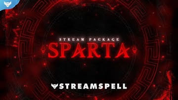 StreamSpell │Sparta Stream Package │ Twitch Overlays for OBS Studio, Streamlabs