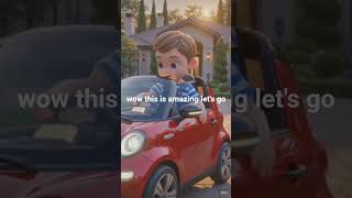 "wow electric car 🚗" You Tube Ai create video #cartoon #animation #kids channel