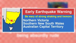 What if Australia had an Early Earthquake Warning system like Japan? (DISCLAIMER & CREDITS IN DESC)