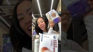 asmr eating only WHITE food at the korean convenience store 🤍 #shorts