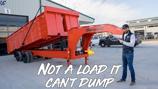 WDT Gooseneck Dump Trailer Walk Around | Diamond C