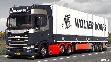 ETS2 Mods v1.47 | Scania V8 Philip Judge Open pipe sound | ETS2 Mods