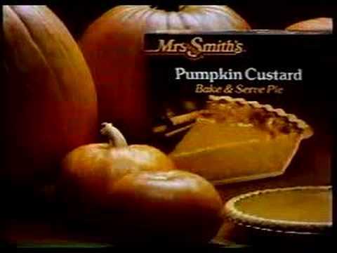 Mrs. Smith's Pumpkin pie commercial