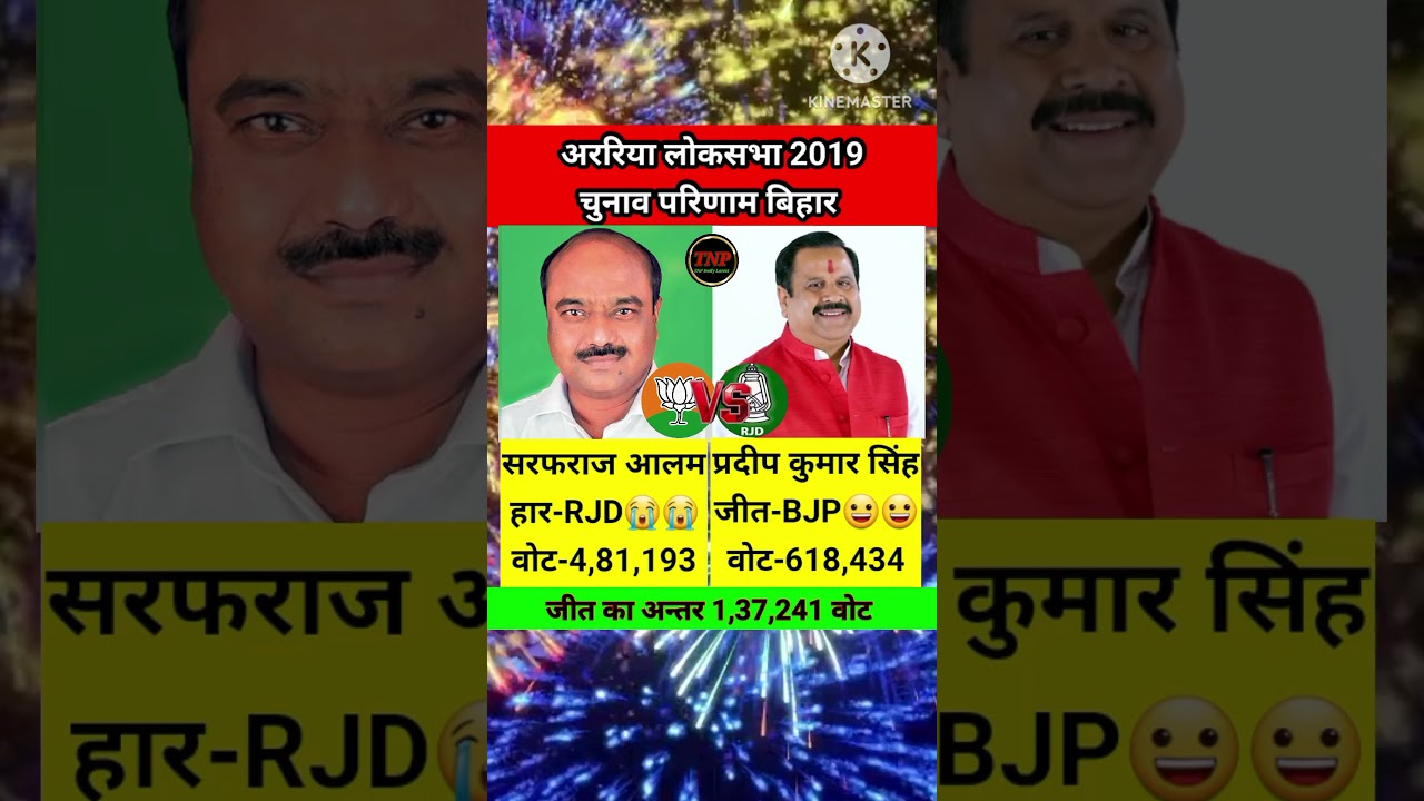 Arariya loksabha chunav result 2019 bihar 