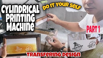 DIY | Cylindrical Printing Machine | Milktea Cup
