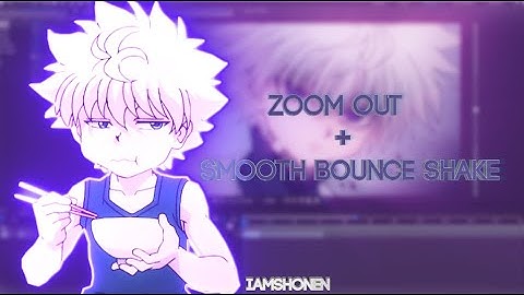 Zoom Out Bounce Shake Tutorial - After Effects AMV Tutorial