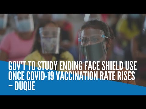 Gov’t to study ending face shield use once COVID-19 vaccination rate rises – Duque