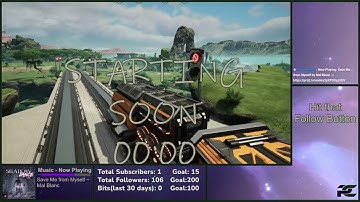 🏭Train to Red Forest for Bauxite with sleepy Murrdadog | Satisfactory Update 8 Co-op with Murrdadog