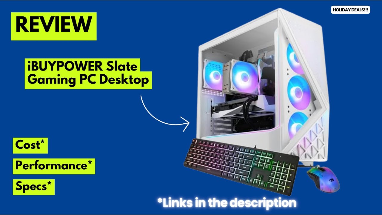 iBUYPOWER Slate Gaming PC Review 2026 | Ryzen 5 8400F + RTX 3050 – Best Budget Gaming Desktop?