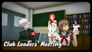 Club Leader's Meeting | Yandere Simulator