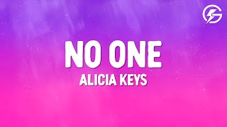 Alicia Keys - No One (Lyrics)