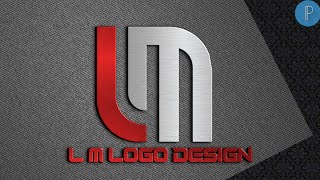 L M Professional Logo Design Tutorial | Pixellab Logo Design Tutorial screenshot 2