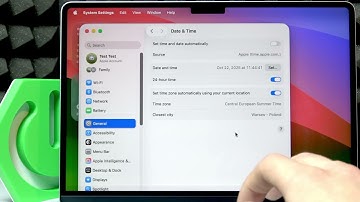MacBook Air M4 – Datum en tijd wijzigen