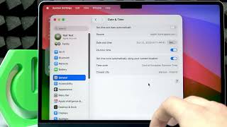MacBook Air M4 – How to Change Date and Time