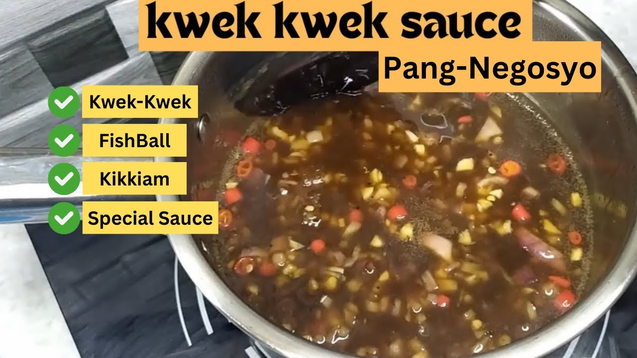 Kwek Kwek Kikiam Fishball Sauce YouTube