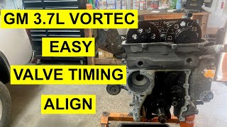 Valve Timing Alignment On GM 3.7L Vortec 5 Cylinder  GMC Canyon, Chevy Colorado, Hummer  20042012