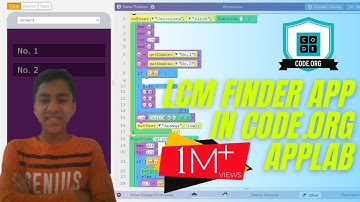 LCM Finder App in Code.org AppLab By Halk Dudes