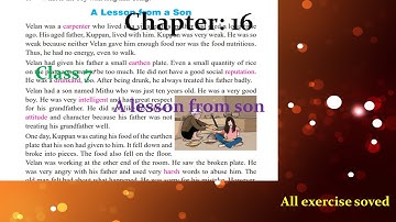 Class 7 English Chapter 16 Exercise | A Lesson from a Son unit 16 Exercise/Nepal-Edycation//