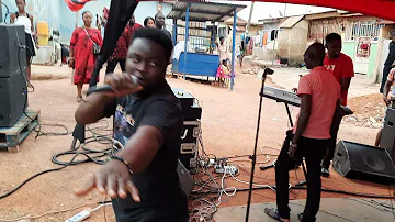 Nana tuffour song "owuo sei fie" performance from shabo sqard