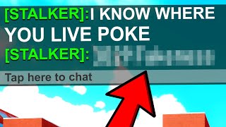 A CREEPY Fan Exposed Where I LIVE Mid Video.. (Roblox)