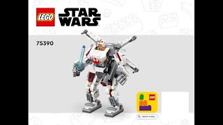 userページ です♪ LEGO Instructions | Star Wars | 75390 | Luke Skywalker X-wing Mech