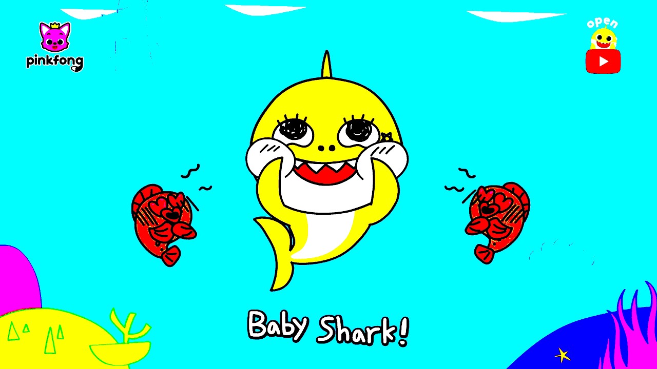 😍🌈🦈 The Cutest Baby Shark Ever! 💖🌈#babyshark (Sponsored by