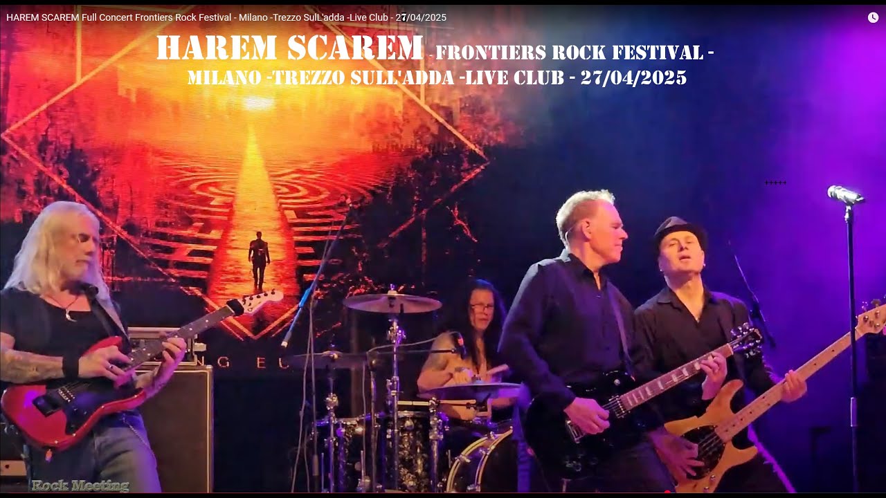 HAREM SCAREM Full Concert Frontiers Rock Festival - Milano -Trezzo SulL'adda - Live Club - 27/4/2025